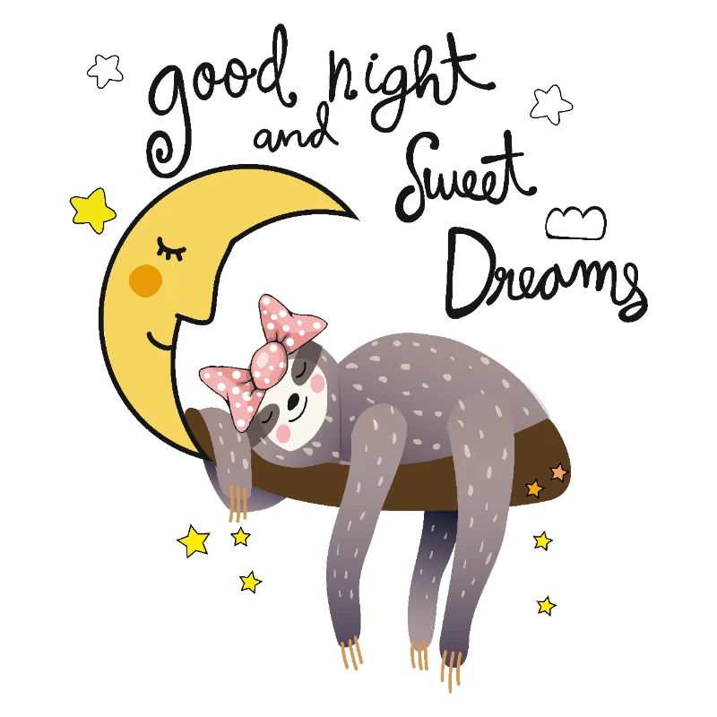 Sloth with Moon