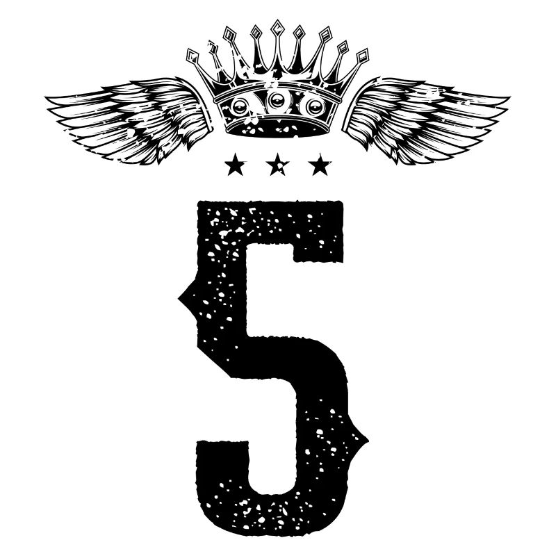 5 Number crown