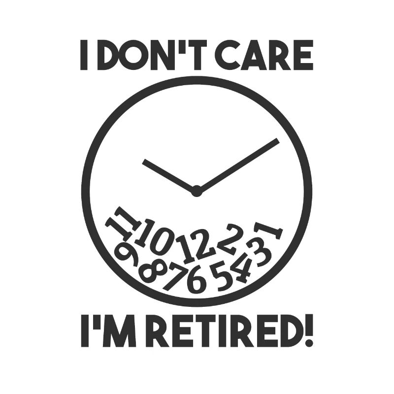 Pension Sleeping Retiremente Retiremente Clock Horloge
