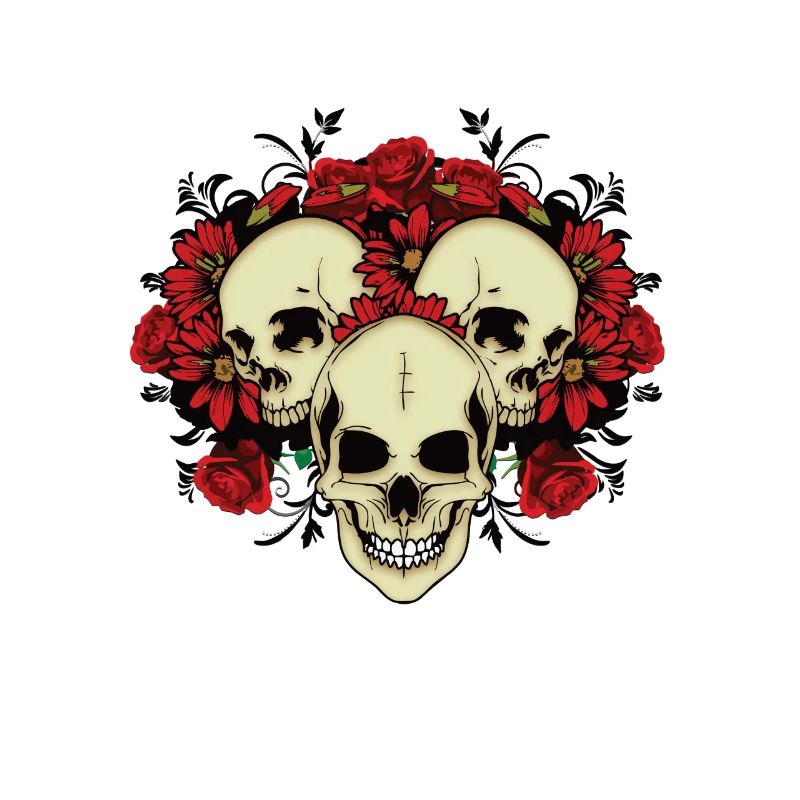 GOTHIC Skull Roses