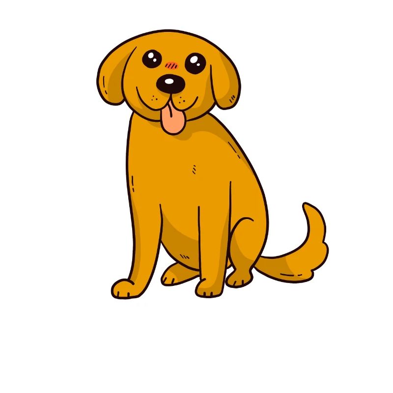 photo de chien mignon sans texte