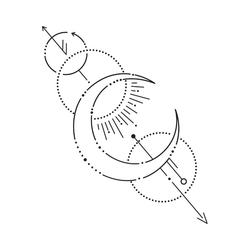 Lune abstraite