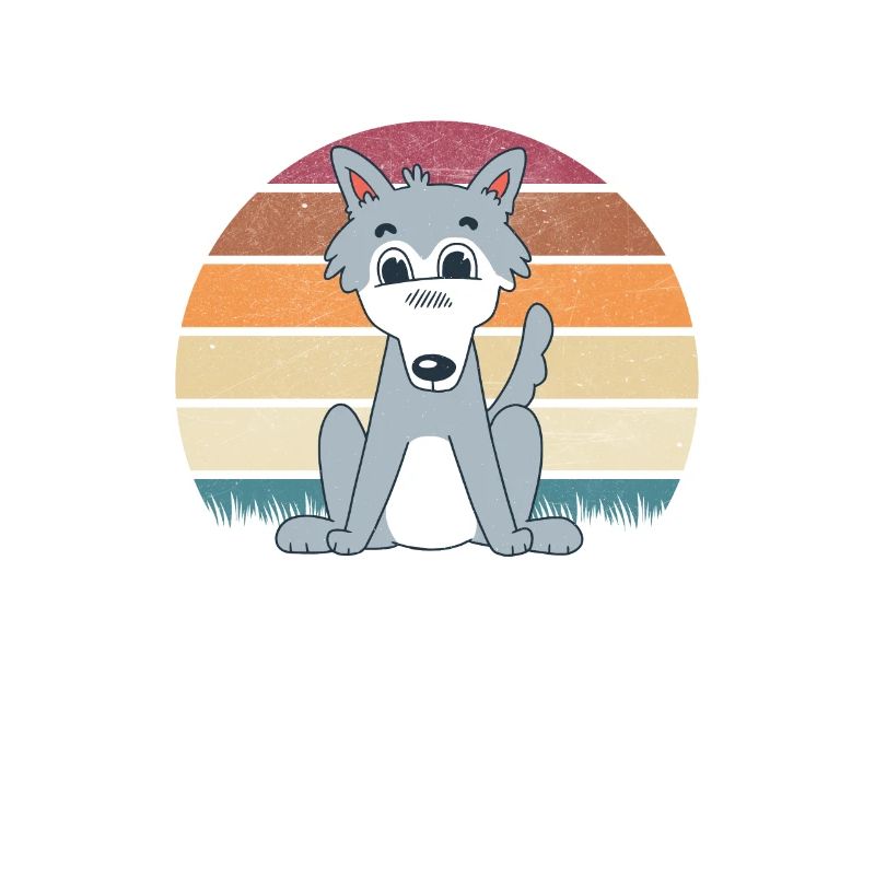 Süßer Wolf Wolf Baby