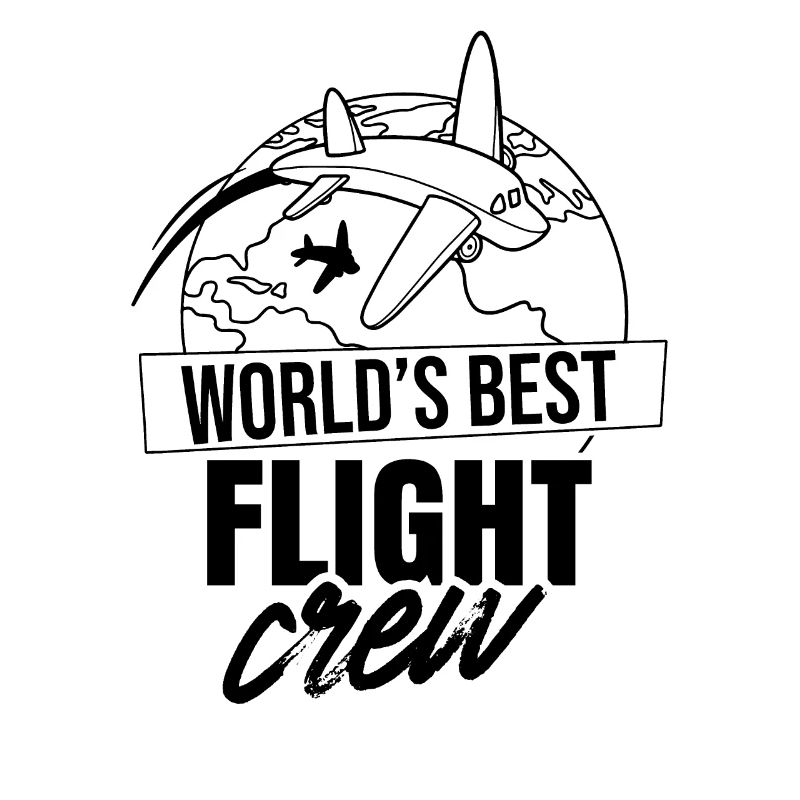 Die Weltbeste Flugbesatzung Steward Flugbegleiter