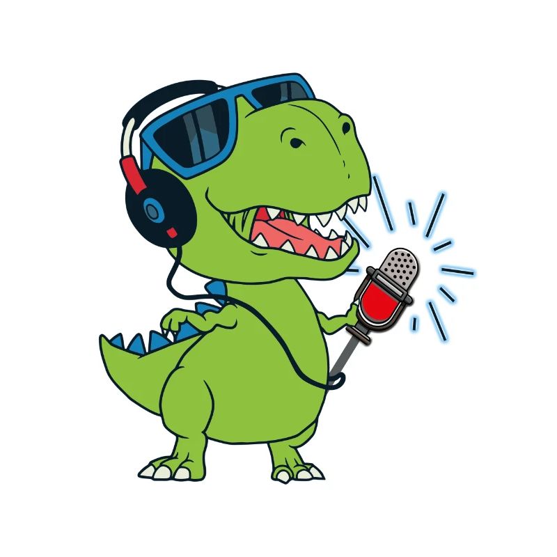 Singender Dinosaurier