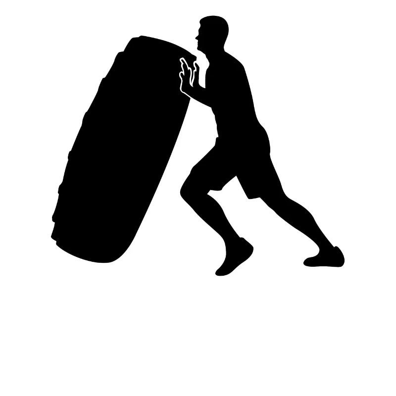 Bodybuilder Power Sport Tire Flip Exercise Gift