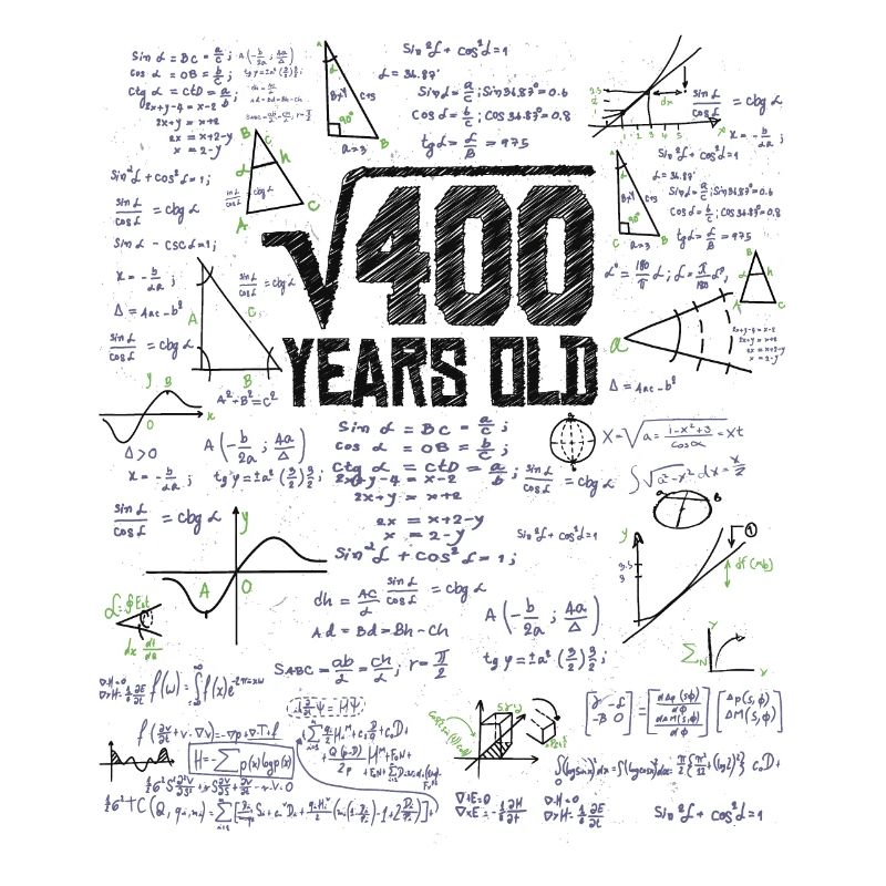 Racine carrée de 400 math nerd 20e anniversaire