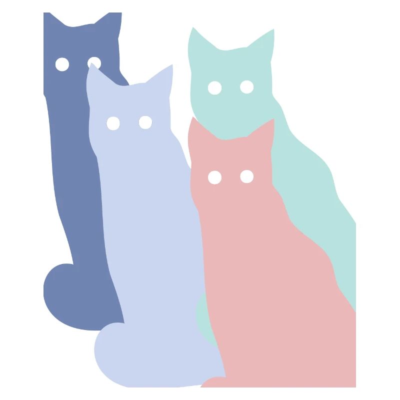 Chats pastels
