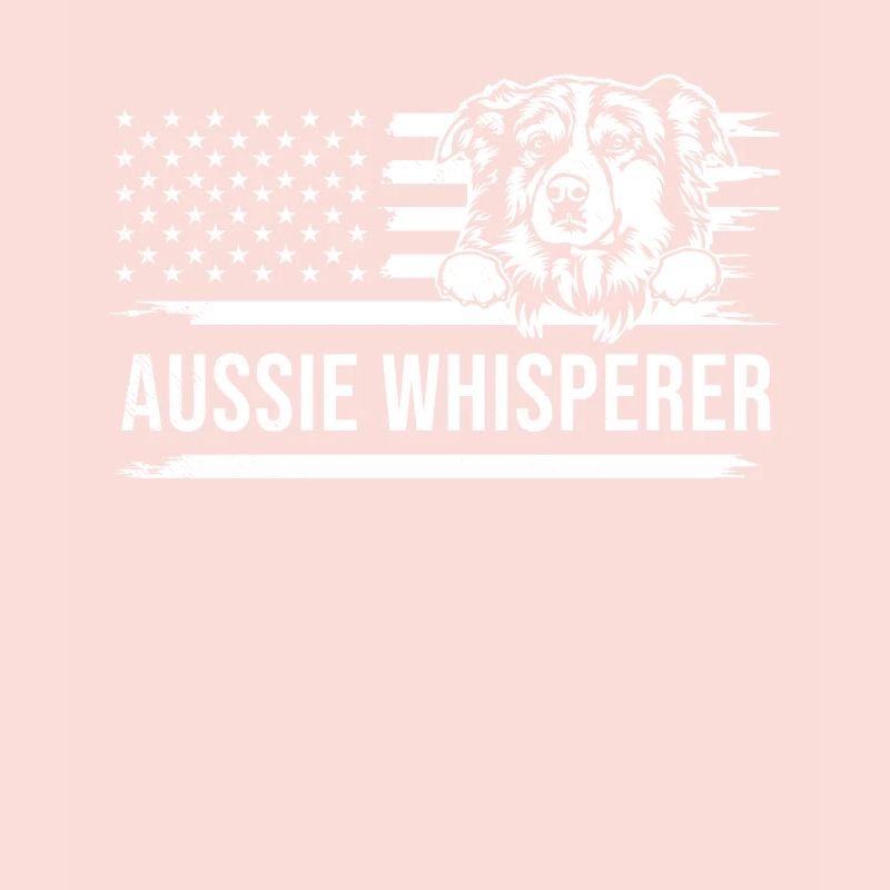 Mignon chien AUSSIE Thème Funny Whisperer