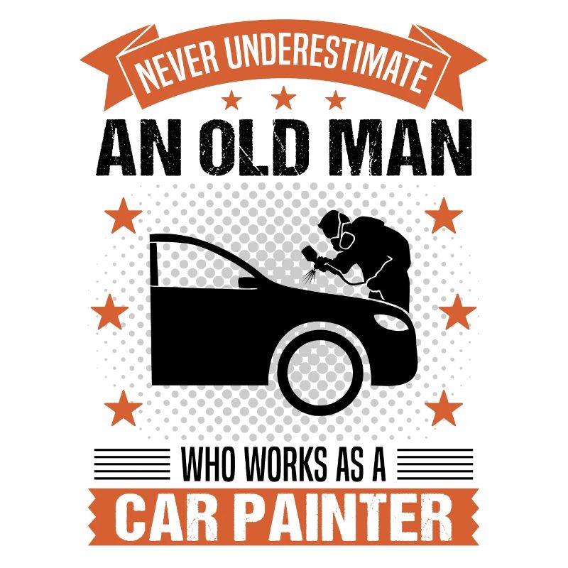 Painter Old Man Saying Men's Gift