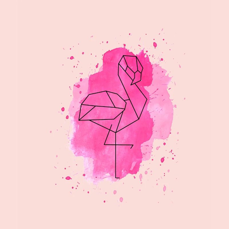 Flamingo splash