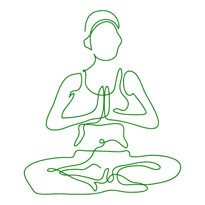 1 Yoga Padmasana oder Lotusblüte | 5. Grüne Flamme