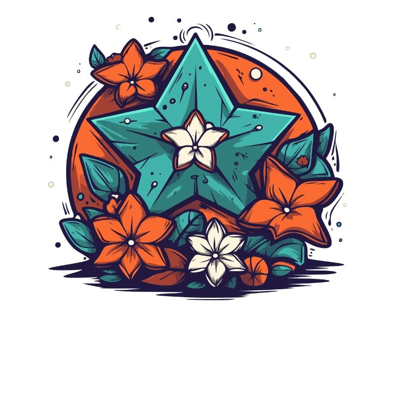 Étoiles et fleurs