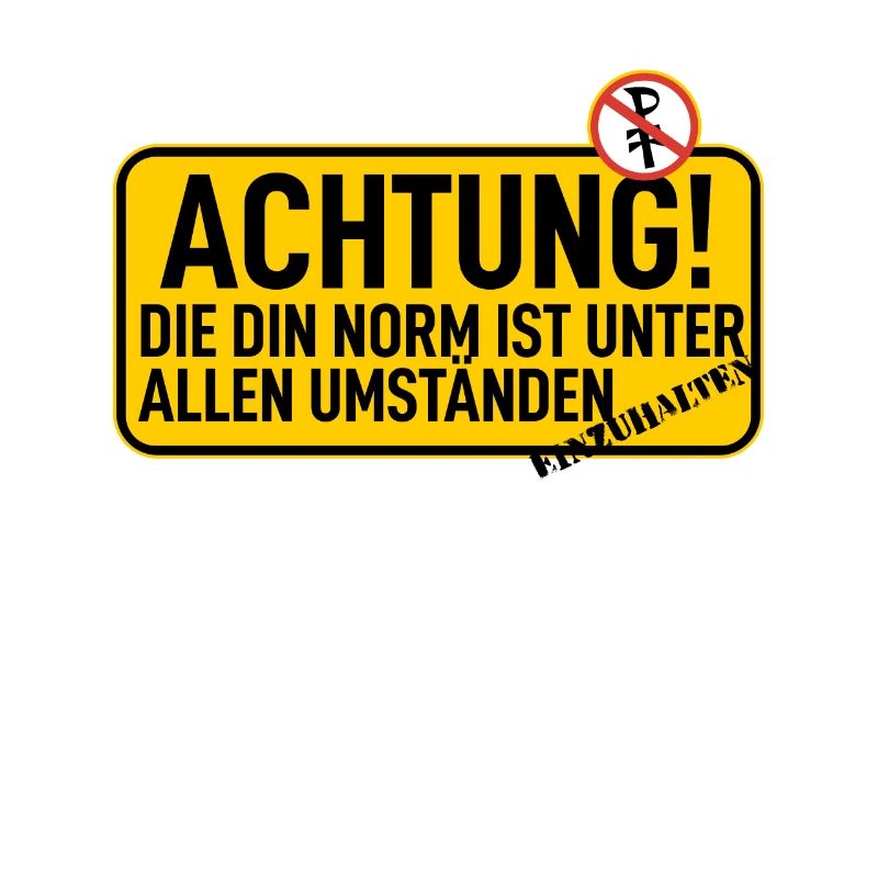 Attention : Réglementation conforme à la norme DIN