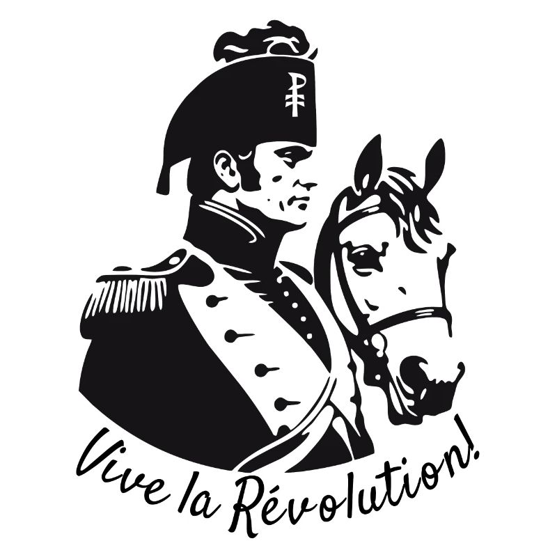 Vive la Révolution mit einem Pferd