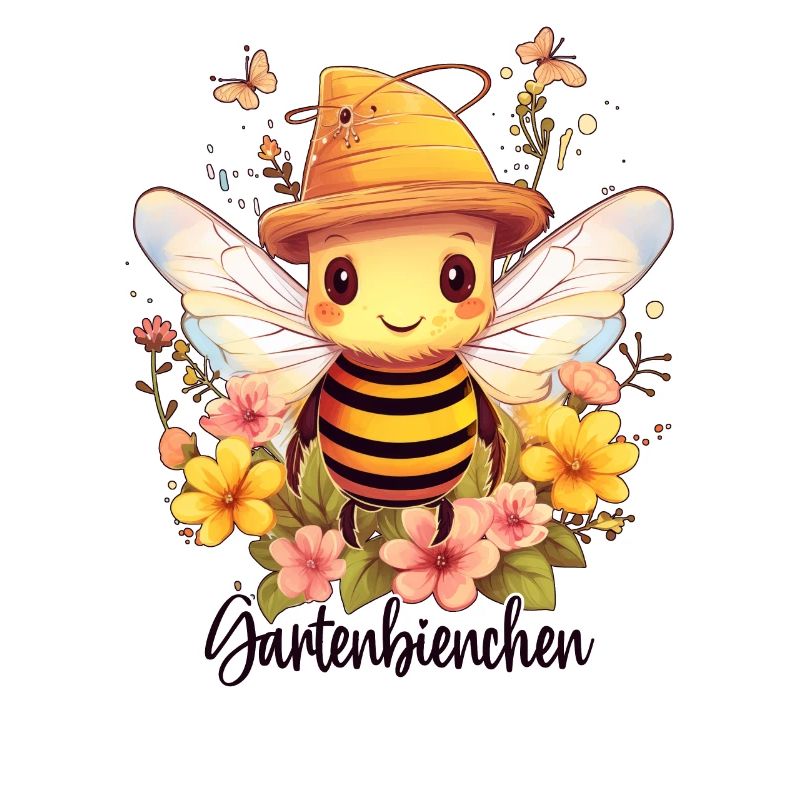 Gartenbienchen Gärtnerin Biene Garten Geschenk
