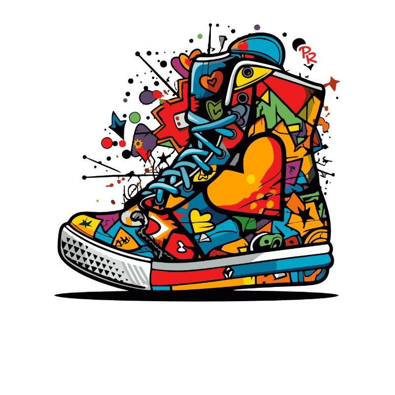 Love Sneaker Graffiti