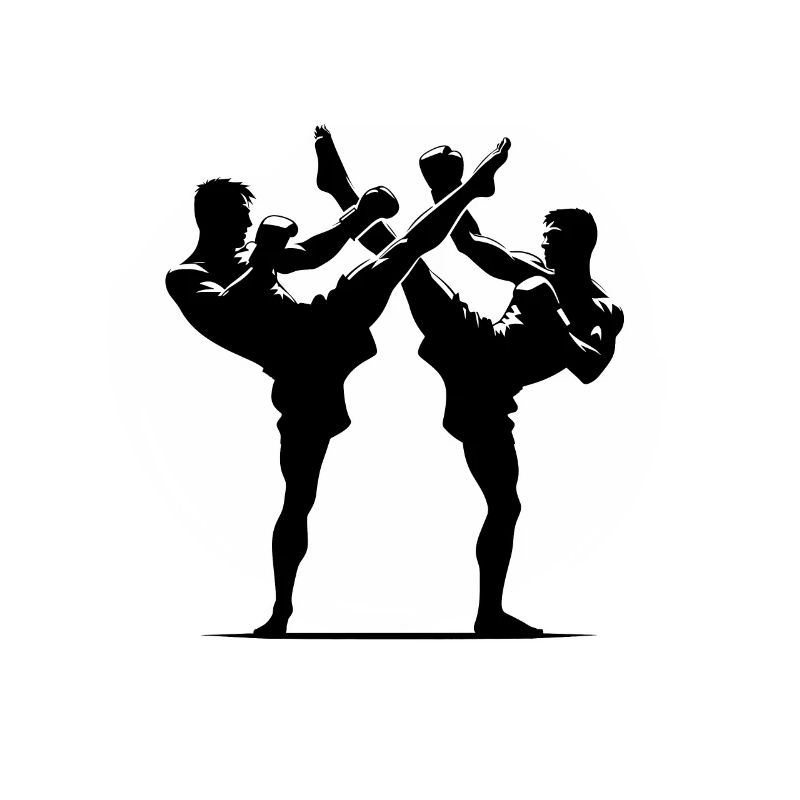 Kickboxing Kickboxer Sparring