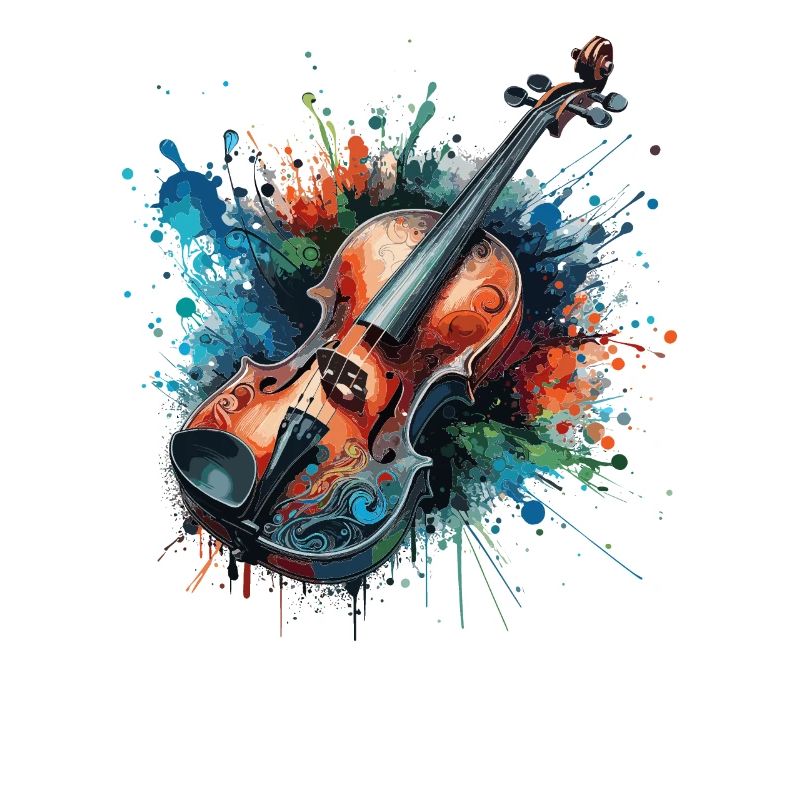 Dessin de violon ColoUful