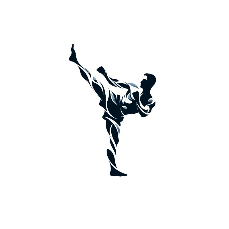 Conception de combattant Muay Thai