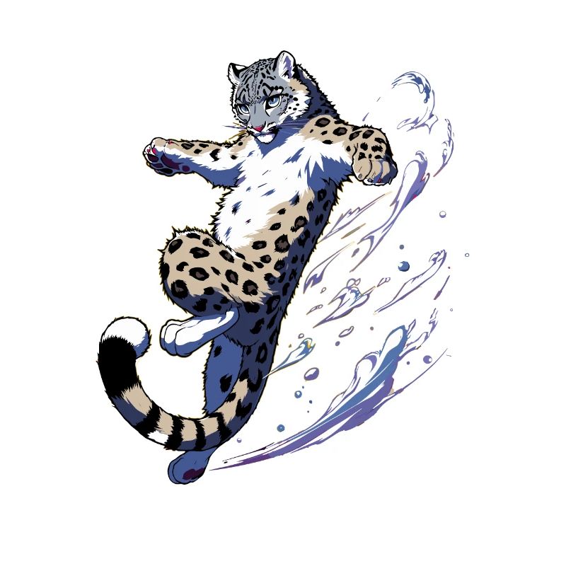 Snow Leopard Leopard White Leopard