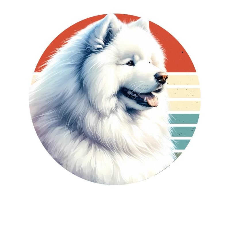 Chien Samoyède Cadeaux Mignon Samoyède Chien Graphique