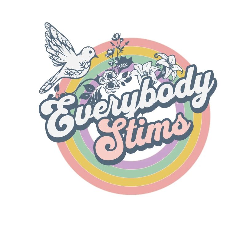 Hippie Neurodiversity Everybody Stims Tee
