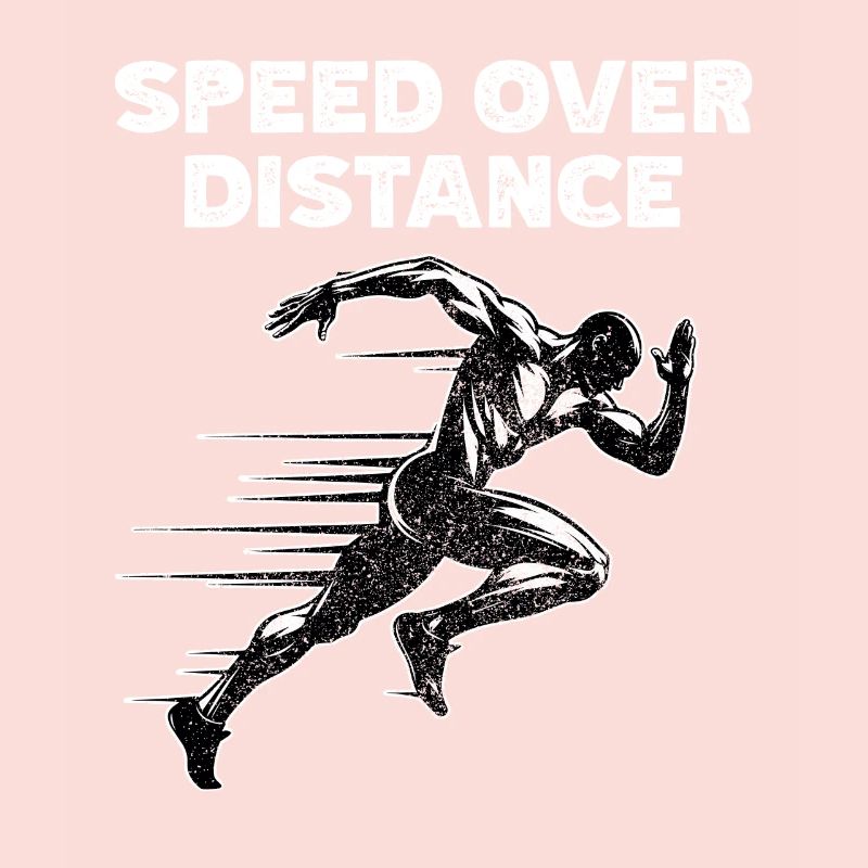 Bahnläufer Sprinter Sprint 100m Sprinter