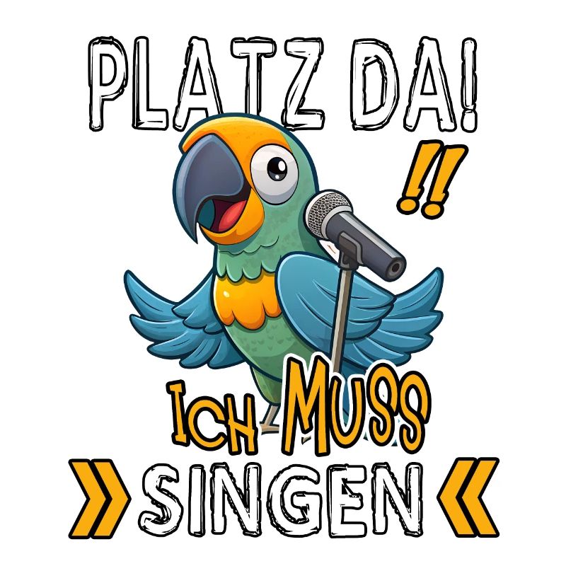 Make room! I gotta sing funny parrot