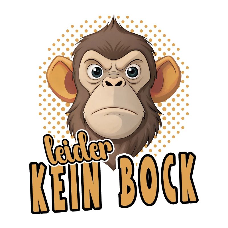 Malheureusement pas de buck drôle de singe design