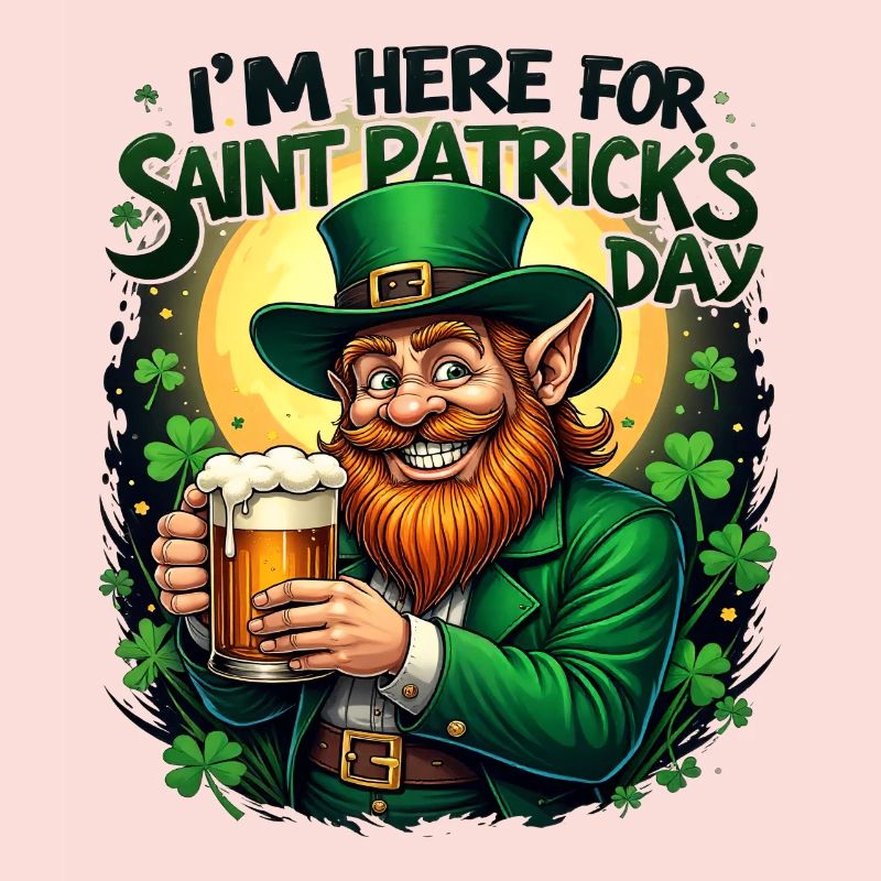 Saint-Patrick Bière Leprechaun Kobold Bier