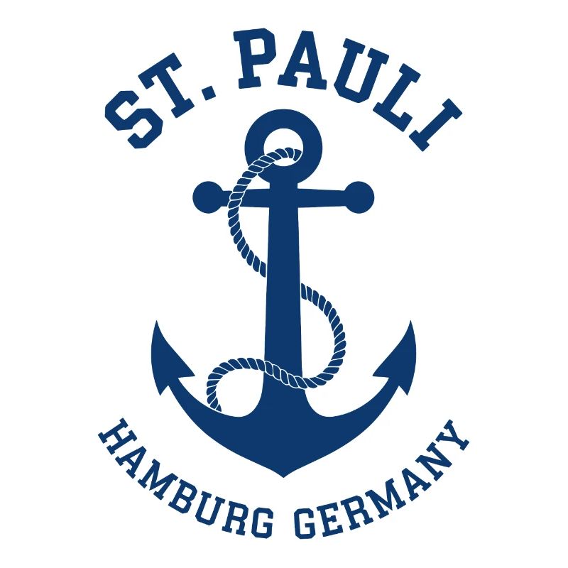 St. Pauli Hamburg Anker Reeperbahn