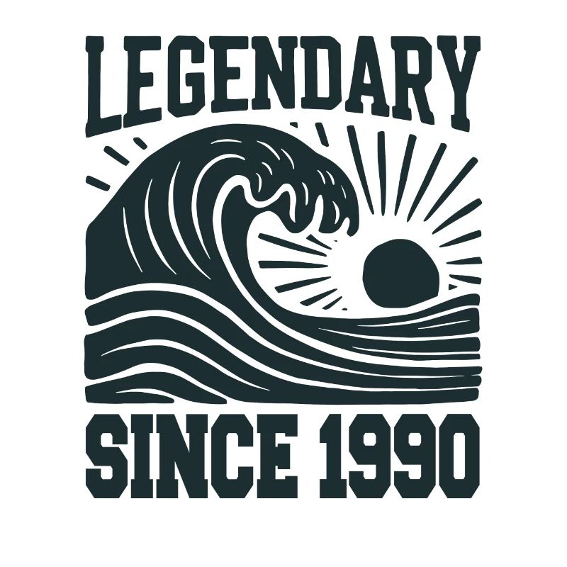 Legendary since 1990's Birthday Wave