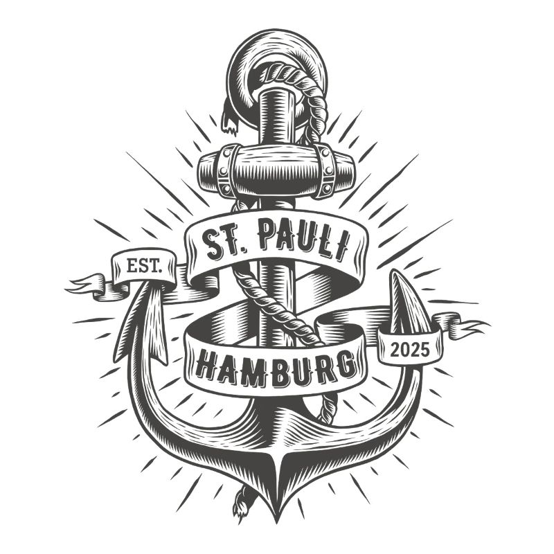 St. Pauli Anker Reeperbahn Kiez