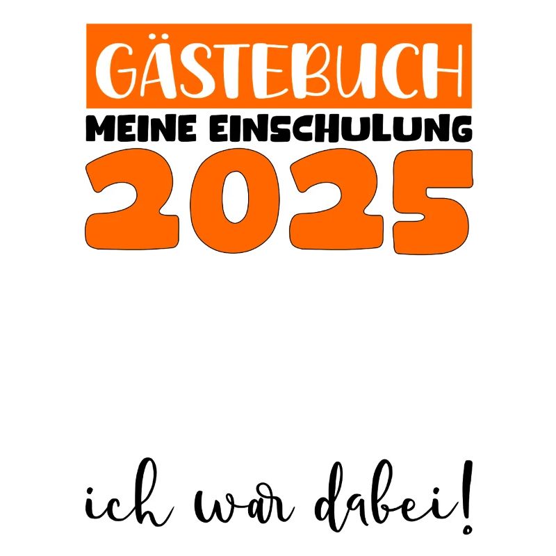 Gästebuch Einschulung 2025 Junge Mädchen Schulkind