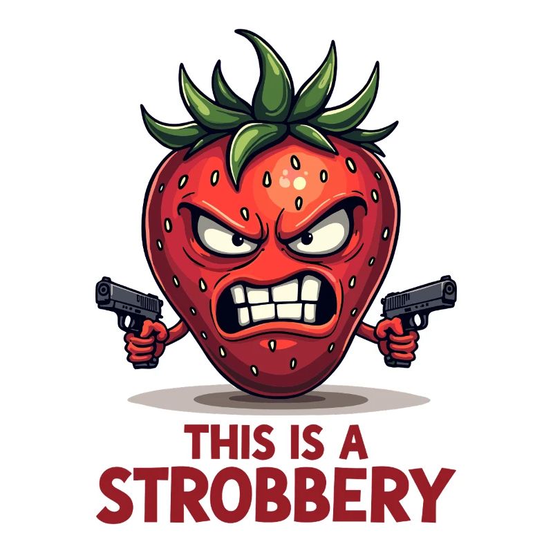 This Is A Strobbery – Lustige Erdbeer Gangster