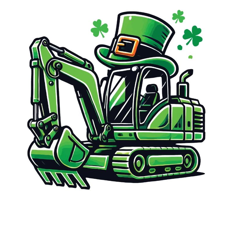 Bagger Mit Hut St. Patrick's Day Kinder