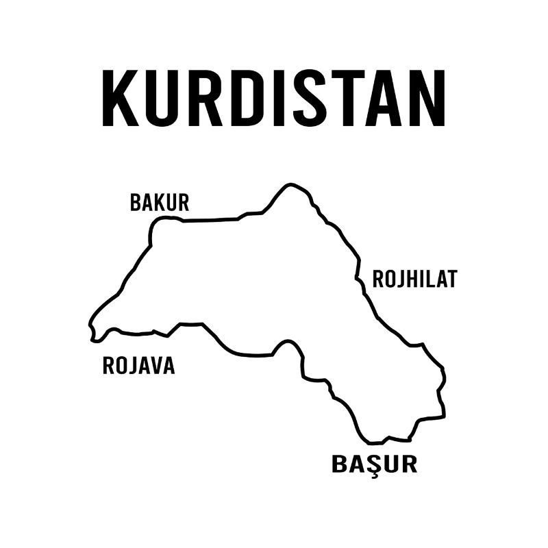 Kurdistan Flagge Bakur Bashur Rojava Rojhlt Newroz