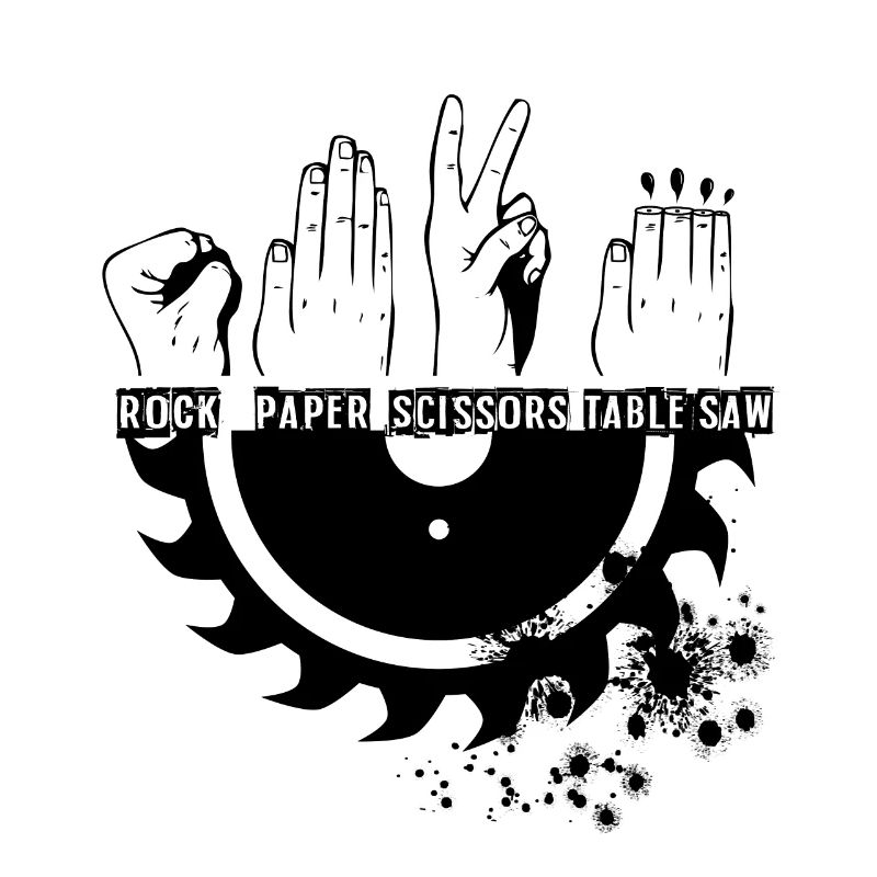 Scissors Stone Paper Circular Saw DIY Gift