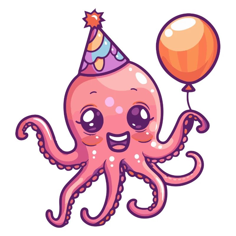 Octopus Birthday BD
