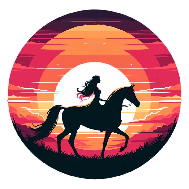 Arabisches Pferd Mädchen