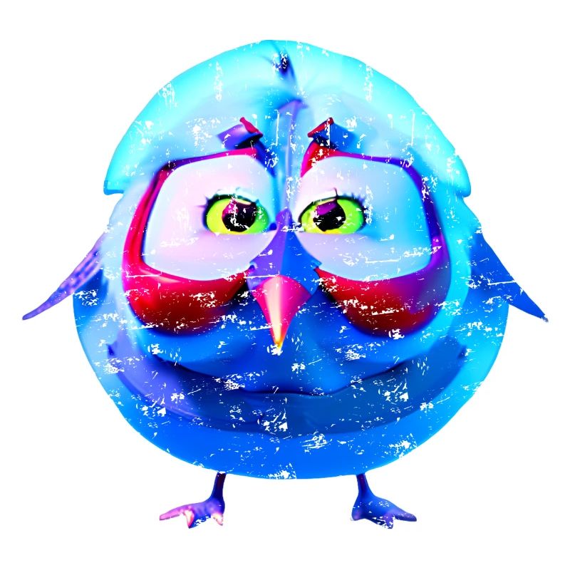 Chicken Chicken Cute Chick in Blue