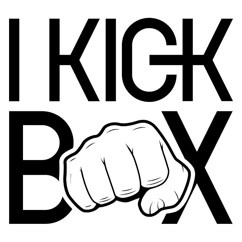 Ich Kickboxe Kickboxer Kickboxen Kickboxing