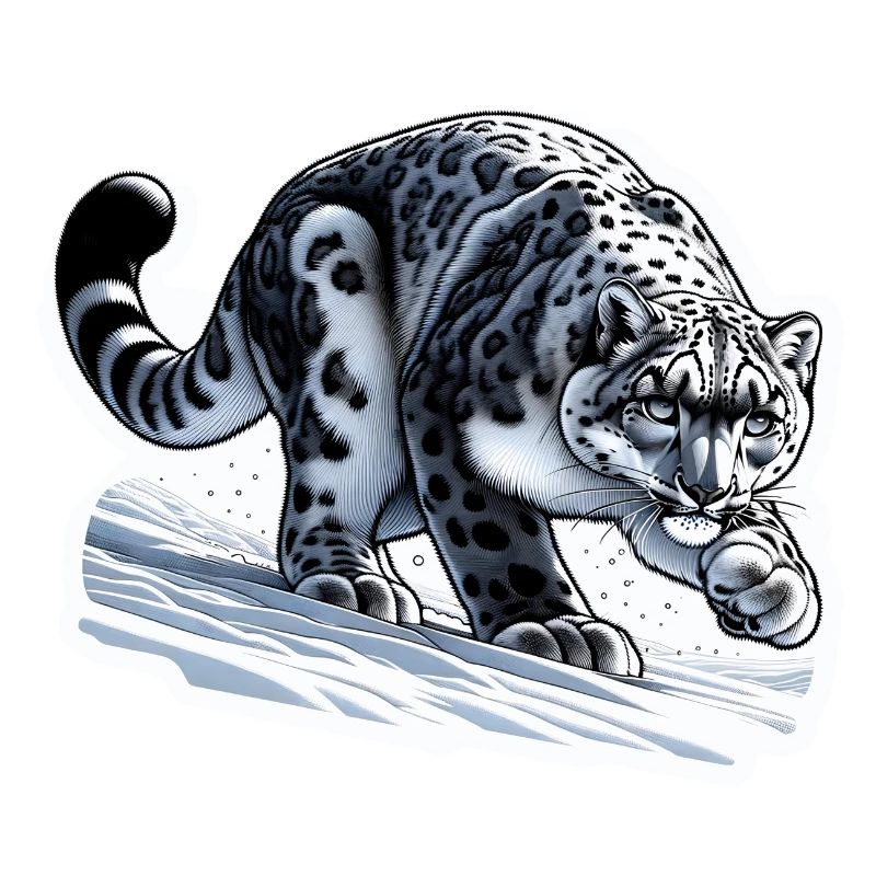 Snow Leopard Leopard White Leopard