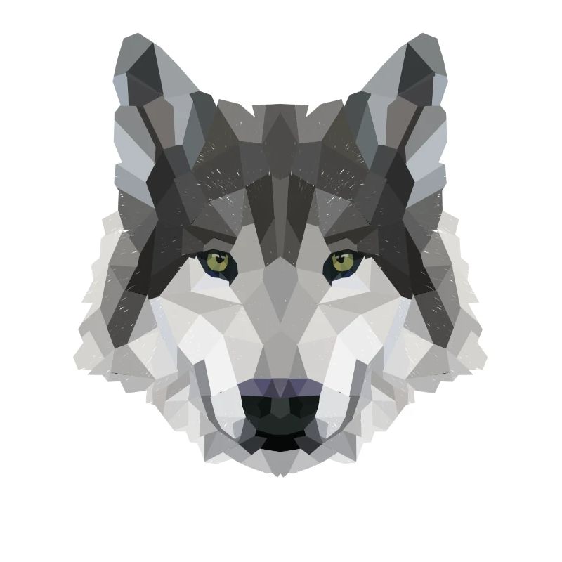 POLYGON WOLF WÖLFE HUSKY RUDEL HUND Rudel