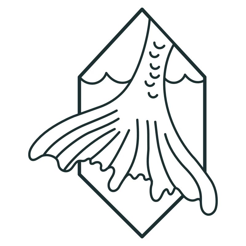 Queue de sirène vers le bas