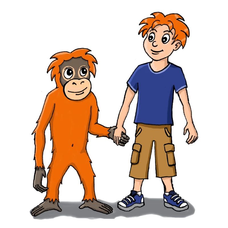 Rimba und Junge