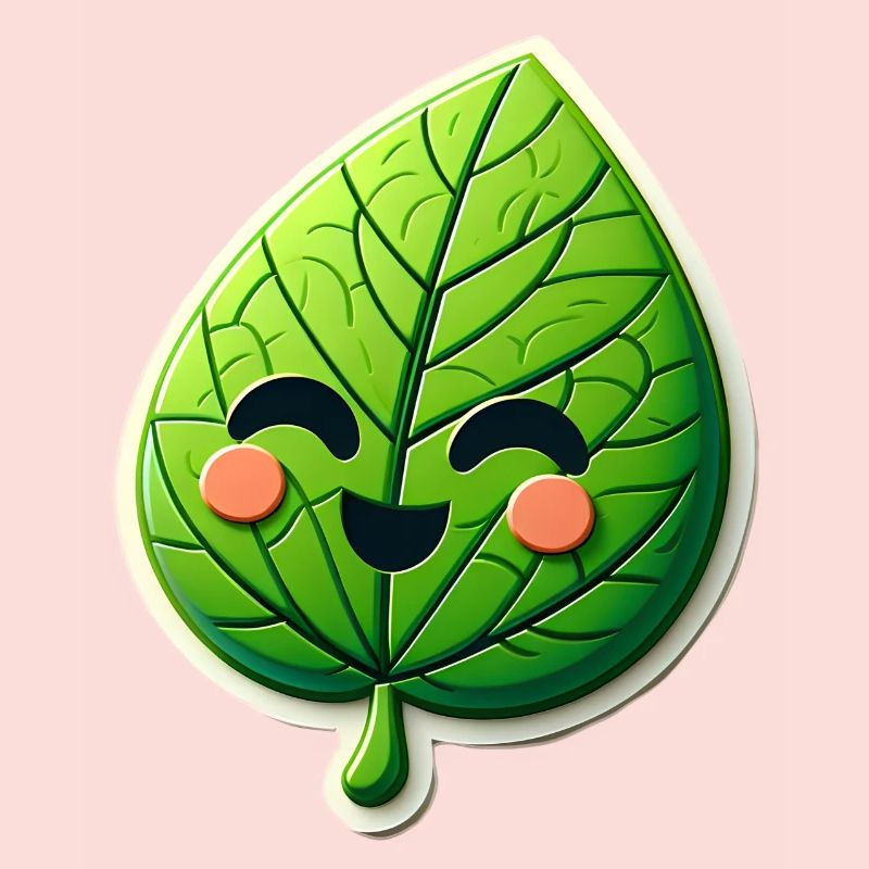 Smiling Spring Leaf