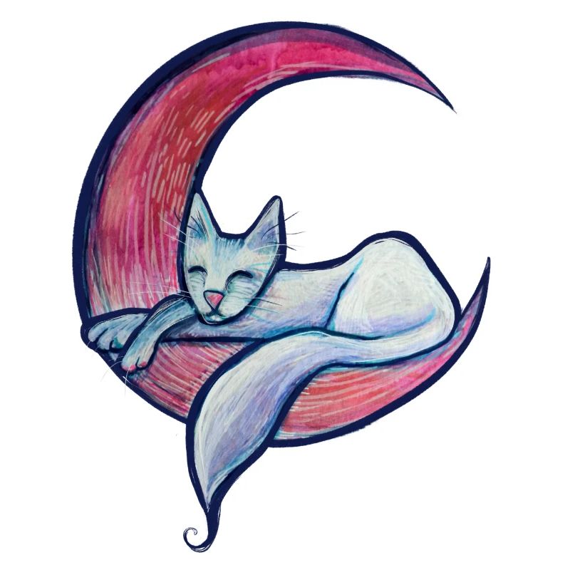 Mond-Katze