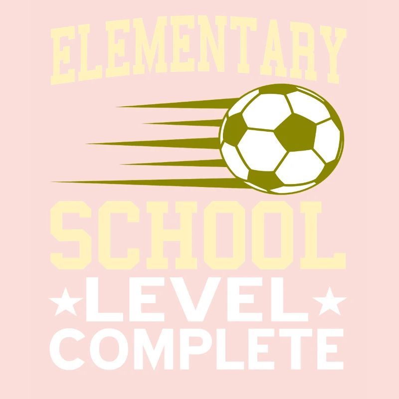 Funny Elementary Completed Soccer Vibe